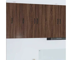Indaplovės plokštė 2 pcs Rudas ąžuolas 30 x 31 x 80 cm