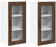 Indaplovės plokštė Lucca 2 pcs Ruda ąžuolo 40 x 31 x 80 cm