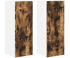 Sieninė spintelė PORTO 2 pcs Rūkyta ąžuolas 30 x 31 x 80 cm