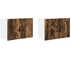 Sieninė spintelė PORTO 2 pcs Rūkyta ąžuolas 60 x 31 x 40 cm