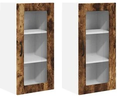 Indaplovės plokštė Lucca 2 pcs Dūminio ąžuolo 40 x 31 x 80 cm