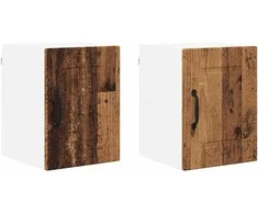 Sieninė spintelė PORTO 2 pcs Senas medis 30 x 31 x 40 cm