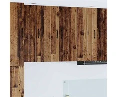 Sieninė spintelė LUCCA 2 pcs Sendintos medienos 30 x 31 x 80 cm