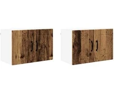 Sieninė spintelė PORTO 2 pcs Senas medis 60 x 31 x 40 cm