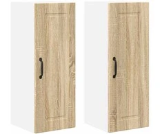 Sieninė spintelė PORTO 2 pcs Sonoma ąžuolas 30 x 31 x 80 cm