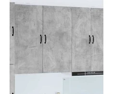 Indaplovės plokštė su lentyna Betono pilka 50 x 31 x 100 cm