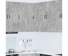 Sieninis kampinis kabinetas PORTO Betono pilka 57 x 57 x 100 cm