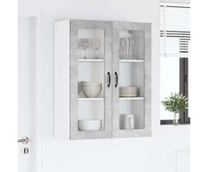 Virtuvės sieninė spintelė Lucca Betono pilka 80 x 31 x 100 cm