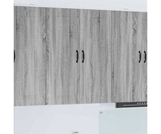 Indaplovės plokštė su lentyna Pilkas Sonoma 80 x 31 x 100 cm