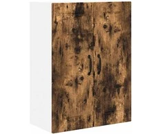 Indaplovės plokštė su lentyna Rūkyta ąžuolas 60 x 31 x 80 cm