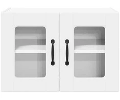 Sieninis stiklinis kabinetas PORTO Balta 60 x 31 x 40 cm