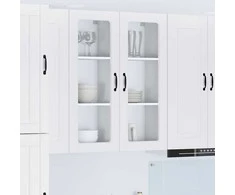 Sieninis stiklinis kabinetas PORTO Balta 40 x 31 x 100 cm