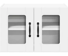 Sieninis stiklinis kabinetas LUCCA Balta 60 x 31 x 40 cm