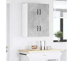 Sieninė spintelė LUCCA 2 pcs Betono pilka 60 x 31 x 40 cm