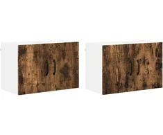 Sieninė spintelė LUCCA 2 pcs Dūminio ąžuolo 60 x 31 x 40 cm