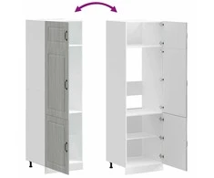 virtuvės spinta "Kalmar" Pilka Sonoma Engineered Wood