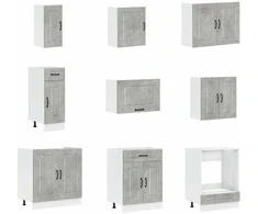 Virtuvės spintelė Kalmar Betono pilka 80 x 46 x 81,5 cm
