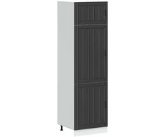 virtuvės spintelė "Lucca" Juodas Engineered Wood