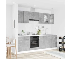 Virtuvės vienetas Lyon 8 pcs Apdirbta mediena