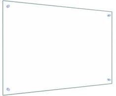 Virtuvės atbraila 2 vnt. Skaidrus 90 x 60 cm grūdintas stiklas