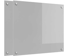 Virtuvės atbraila 2 pcs Šviesiai pilka 70 x 60 cm