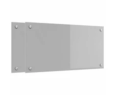 Virtuvės atbraila 2 pcs Šviesiai pilka 80 x 40 cm