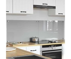 Virtuvės atbraila 2 pcs Šviesiai pilka 80 x 50 cm
