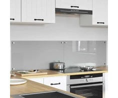 Virtuvės atbraila 2 pcs Šviesiai pilka 80 x 40 cm