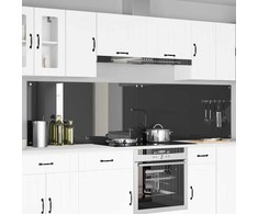Virtuvės atbraila 2 pcs Tamsiai pilka 120 x 60 cm