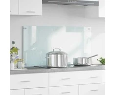 Virtuvės atbraila Pienas 100 x 50 cm grūdintas stiklas