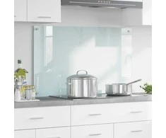 Virtuvės atbraila Pienas 100 x 60 cm grūdintas stiklas