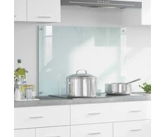 Virtuvės atbraila Pienas 90 x 60 cm grūdintas stiklas