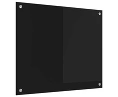Virtuvės atbraila Juoda 70 x 60 cm grūdintas stiklas