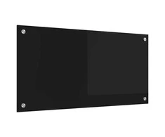 Virtuvės atbraila Juoda 80 x 40 cm grūdintas stiklas