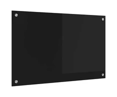 Virtuvės atbraila Juoda 80 x 50 cm grūdintas stiklas