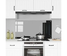 Virtuvės atbraila Juoda 120 x 60 cm grūdintas stiklas