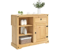 Virtuvės vežimėlis 2 pcs Medaus vaškas 112 x 70 x 91,5 cm