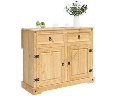 Virtuvės vežimėlis 2 pcs Medaus vaškas 112 x 70 x 91,5 cm