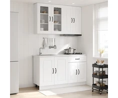 Virtuvės vienetas KALMAR 4 pcs Balta Apdirbta mediena