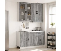 Virtuvės vienetas KALMAR 4 pcs Pilka Sonoma Apdirbta mediena