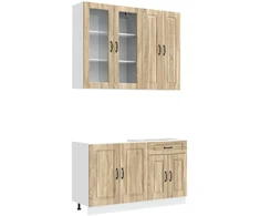 Virtuvės vienetas KALMAR 4 pcs Sonoma ąžuolas Apdirbta mediena