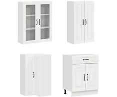 Virtuvės vienetas KALMAR 8 pcs Itin blizgi balta