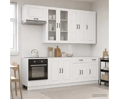 Virtuvės vienetas KALMAR 8 pcs Itin blizgi balta