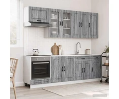 Virtuvės vienetas KALMAR 8 pcs Pilka Sonoma Apdirbta mediena