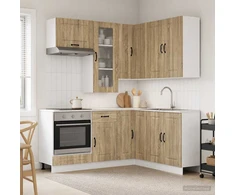 Virtuvės vienetas KALMAR 8 pcs Sonoma ąžuolas Apdirbta mediena