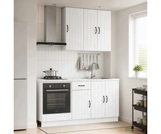Virtuvės vienetas LUCCA 5 pcs Itin blizgi balta