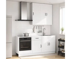 Virtuvės vienetas LUCCA 5 pcs Itin blizgi balta