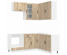 Virtuvės vienetas LUCCA 8 pcs Sonoma ąžuolas Apdirbta mediena