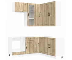 Virtuvės vienetas LUCCA 8 pcs Sonoma ąžuolas Apdirbta mediena