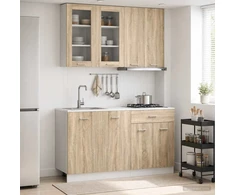 Virtuvės vienetas LYON 4 pcs Sonoma ąžuolas Apdirbta mediena